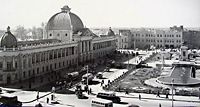 Toopkhaneh Square, Tehran, in the early to mid-20th century.