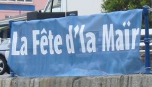 Dg�rn�siais (Guernsey) being used to advertise a sea festival