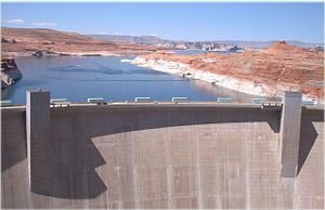 Glen Canyon Dam and Lake Powell