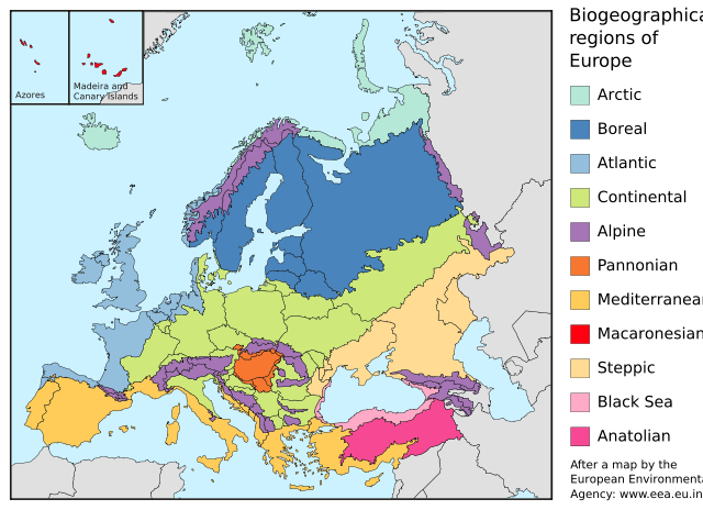 Image:Europe biogeography countries.svg