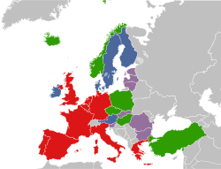 WEU • Members • Associate members • Observers • Associate partners