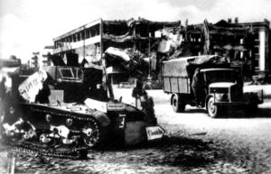 Smolensk streets during the war.