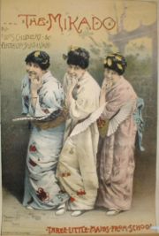 Lithograph - The Mikado