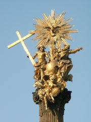 Sculptural group from the Holy Trinity Column in Olomouc, Czech Republic, 18th century