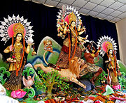 Durga Puja at the Dhakeshwari Temple