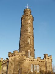 Nelson's Monument on top of Calton Hill