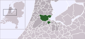 Location of Amsterdam