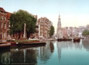 View on the Munttoren in 1900