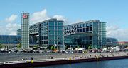 Berlin's Central Railway Station is the largest two-level crossing station in Europe. It began full operation in 2006.