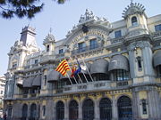 The Port of Barcelona building, in the Port Vell area.