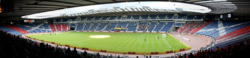 Inside Hampden Park.