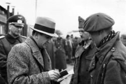 Marcel Junod, delegate of the ICRC, visiting POWs in Germany.(© Benoit Junod, Switzerland)