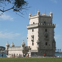 Bel�m Tower, built in the 1510s and a symbol of the Age of Discovery.