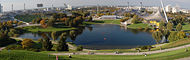 Olympiasee in Olympiapark, Munich