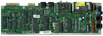 A C64C motherboard ("C64E" Rev B PAL 1992).