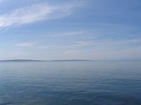 The Atlantic Ocean as seen from the west coast of Ireland on a fair day