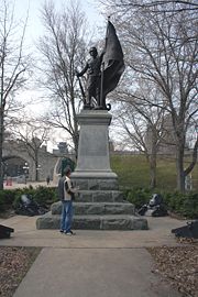 Memorial to soldiers from Quebec who fell in the Second Boer War, Quebec City