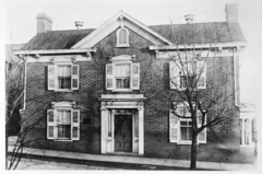 The Johnson home in Greeneville, Tennessee 1886, today restored and known as the Andrew Johnson National Historic Site.