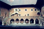 Courtyard of Kraków University's Collegium Maius