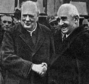 Churchill secretly meets with President Ismet In�n� at the Yenice Station 15�miles (24�km) outside of Adana in south-east Turkey, on January 30, 1943