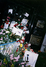 Eva Per�n's tomb in La Recoleta Cemetery in the Buenos Aires district of Recoleta