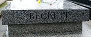 Tomb of Samuel Beckett at the Cimeti�re de Montparnasse [1]