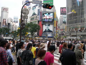 Tokyo, the largest metropolis on Earth, at street level.