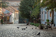 Skadarlija, the city's old bohemian neighbourhood