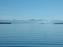 Yellowstone Lake on an autumn morning