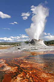 Castle Geyser eruption