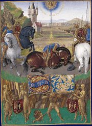 Saint Paul's conversion, by Jean Fouquet.