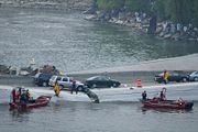 On August 1, 2007 the eight-lane Interstate 35W bridge, responsible for carrying 140,000 vehicles daily, collapsed, killing thirteen and injuring one hundred.