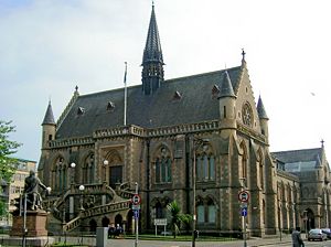 The McManus Galleries in the city's Albert Square.