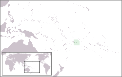 Location of American Samoa