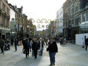 Briggate (from the junction with the Headrow), Leeds