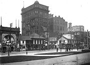 A view of Queen Street from Old City Hall, 1920