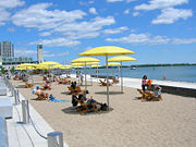 HTO Park, Toronto's first artificial urban beach