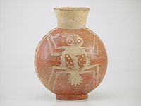 Moche Ceramic Depicting Spider. 300 A.D.