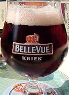 Kriek, a beer brewed with cherries