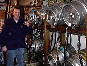 A selection of cask beers