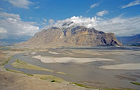 The Indus River near Skardu, Pakistan