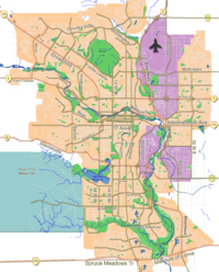 Map of Calgary