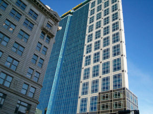 Wells Fargo Center on Main Street.