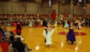 An amateur dancesport competition at MIT.