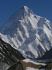 K2, 8,611�metres (28,250�ft),Karakoram Range,Pakistan.