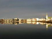 Tj�rnin (The Tarn) in central Reykjav�k.