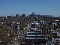 Baltimore Avenue towards Center City.