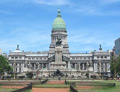 The Parliament of Argentina (Congreso Nacional).