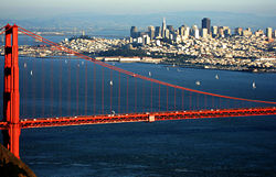 San Francisco from the Marin Headlands