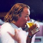 David Gilmour in a break during the "Carrera Panamericana", in San Luis Potosi, Mexico